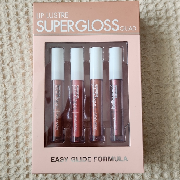 bellapierre Other - Bellapierre Cosmetics Lip Lustre Super Gloss Quad Set (4)